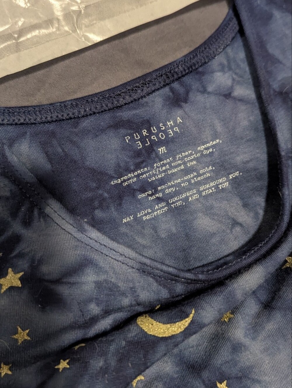 NWT Purusha People Crystal Constellation Origin Top M - Picture 3 of 7